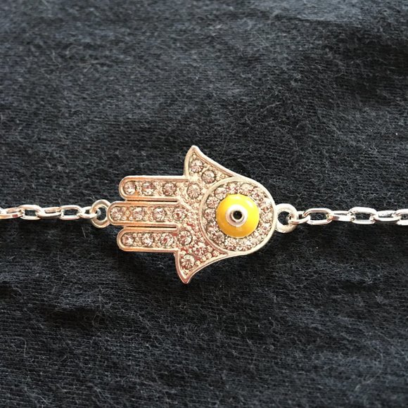 Evil eye hamsa bracelet - HAND MADE - Picture 1 of 2